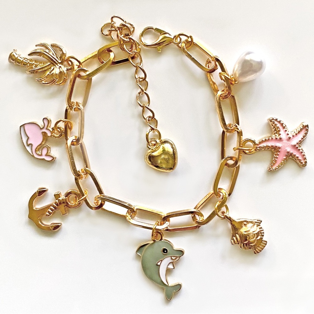 Charm Bracelet y2K / 90's style Handmade jewelry